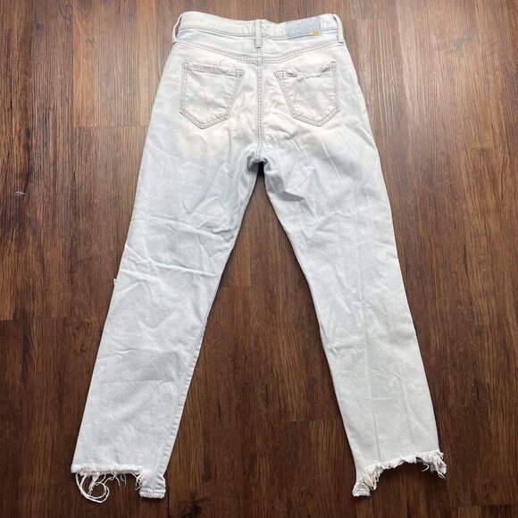 Mother Superior The Huffy Flood Chew Jeans Womens 25 Blue Really Hella Hot Denim - Picture 2 of 12